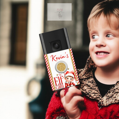 Ring Doorbell Cover Elf Cam Design