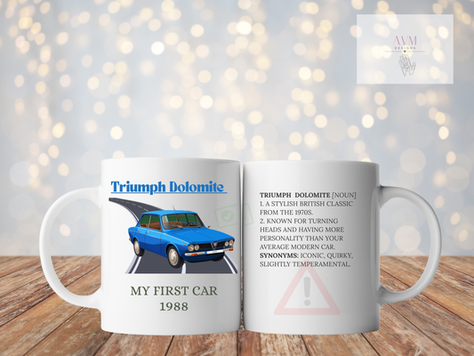Personalised my first car mug