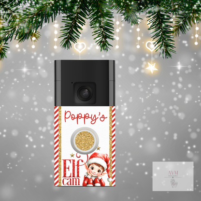 Ring Doorbell Cover Elf Cam Design