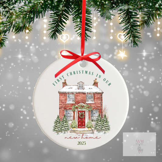 First Christmas in our new home bauble.
