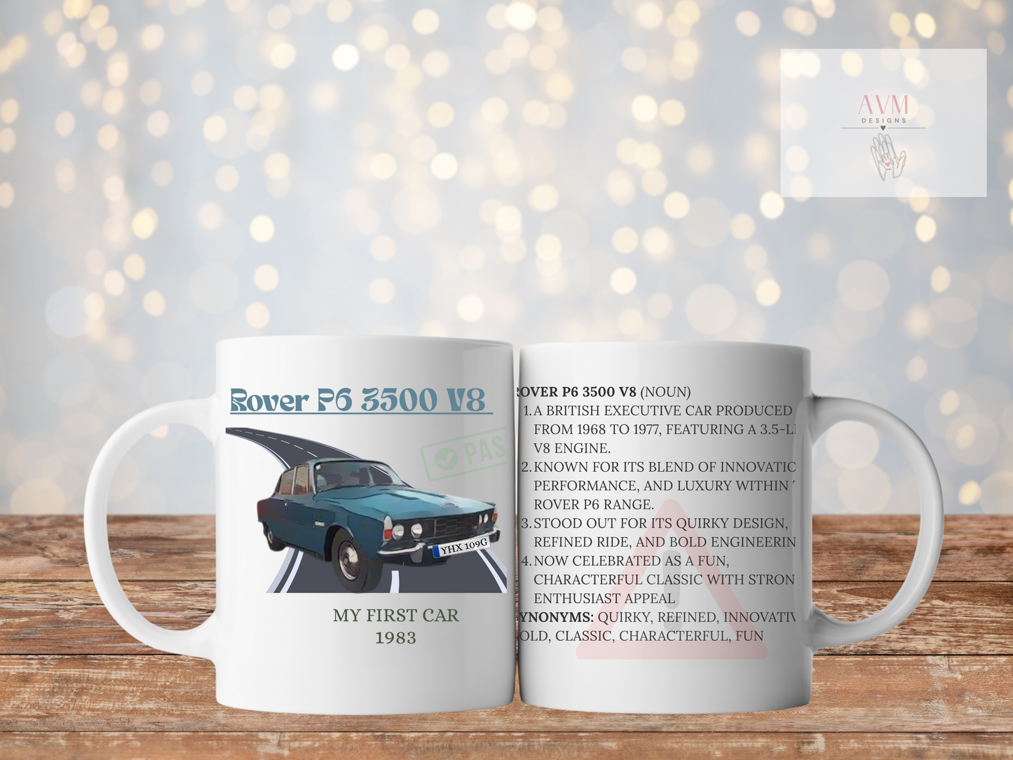 Personalised my first car mug