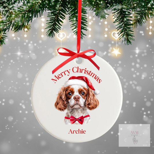 Personalised pet bauble