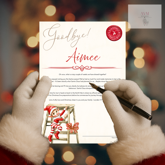 Elf goodbye letter