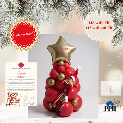 Elf Arrival Balloon Mini Tree Design Bundle