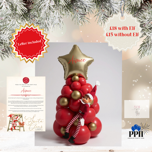 Elf Arrival Balloon Mini Tree Design Bundle