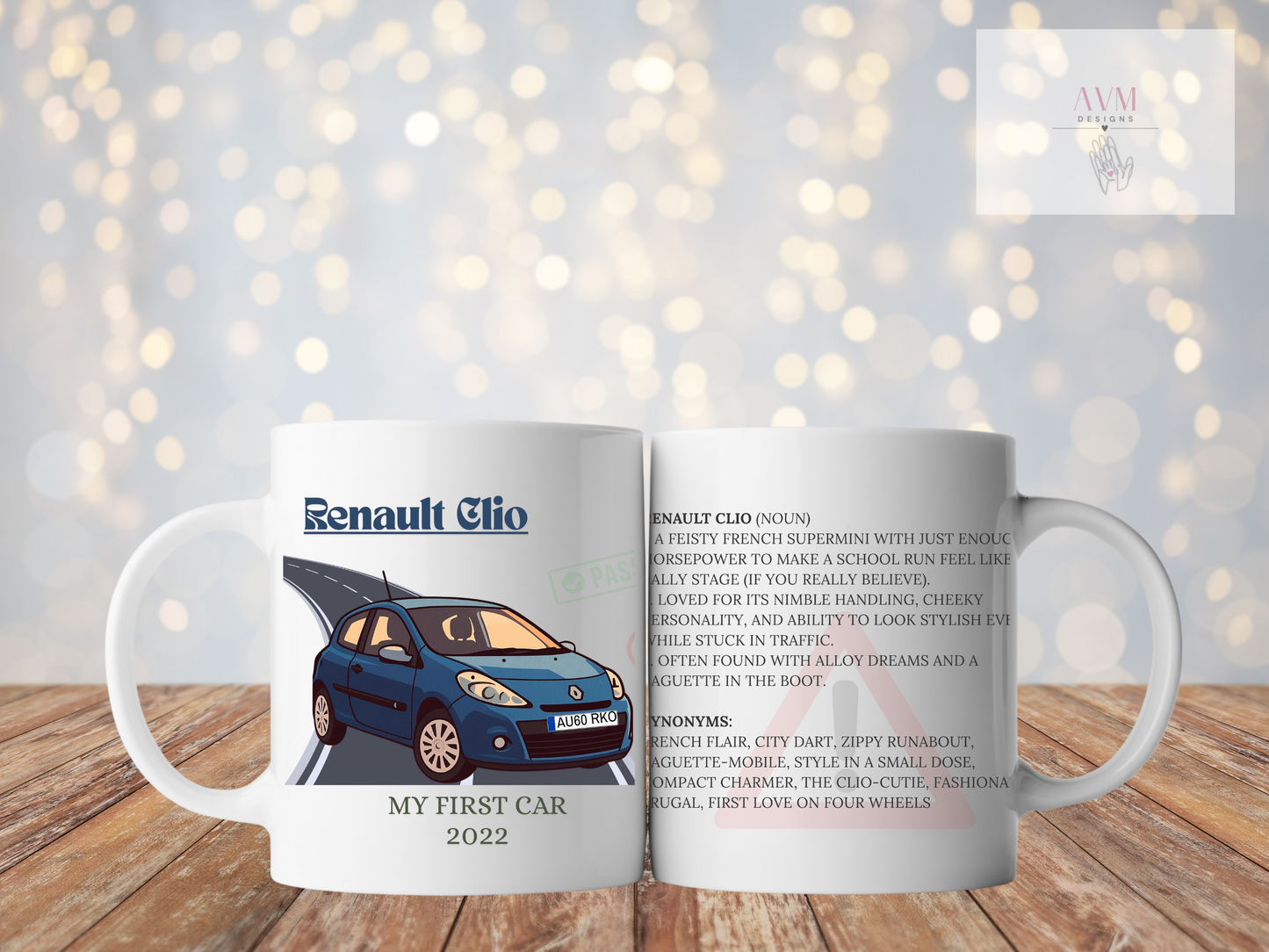 Personalised my first car mug