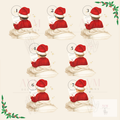 Christmas door hanger girl/boy nice list