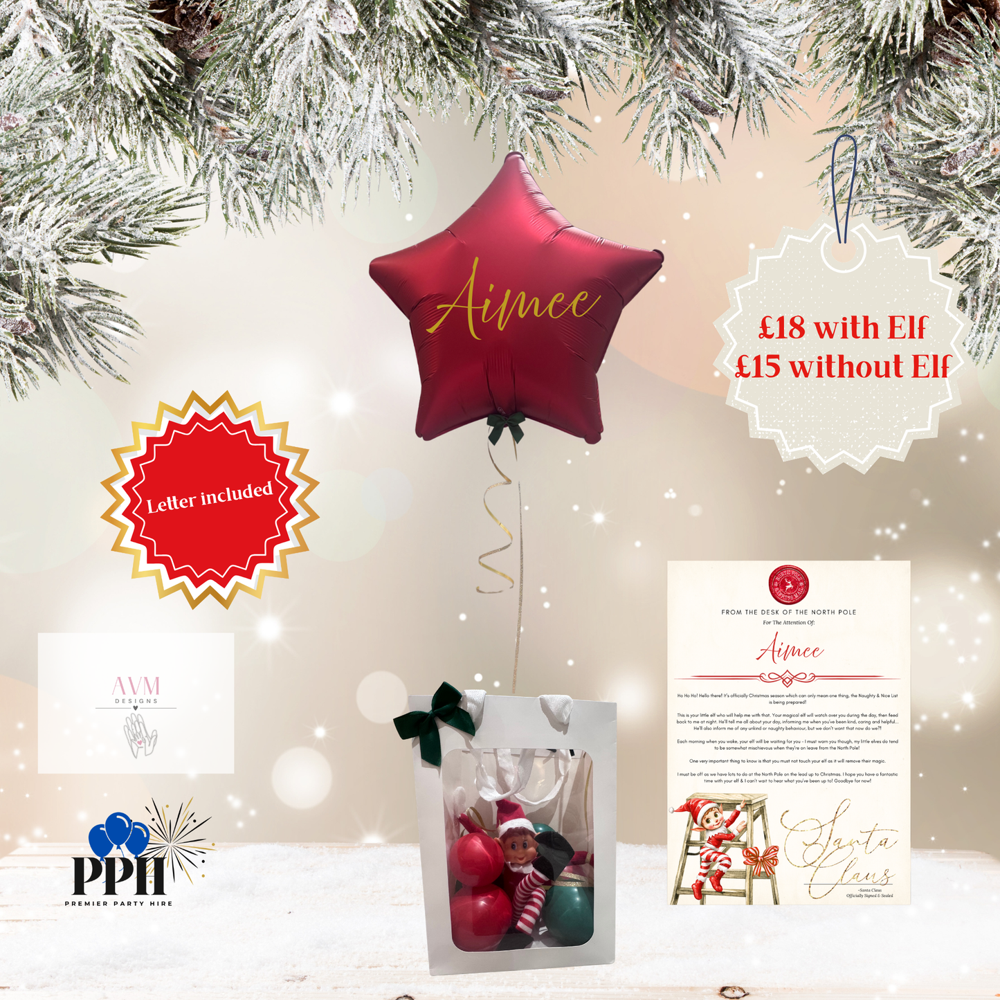 Elf Arrival Gift Bag Design