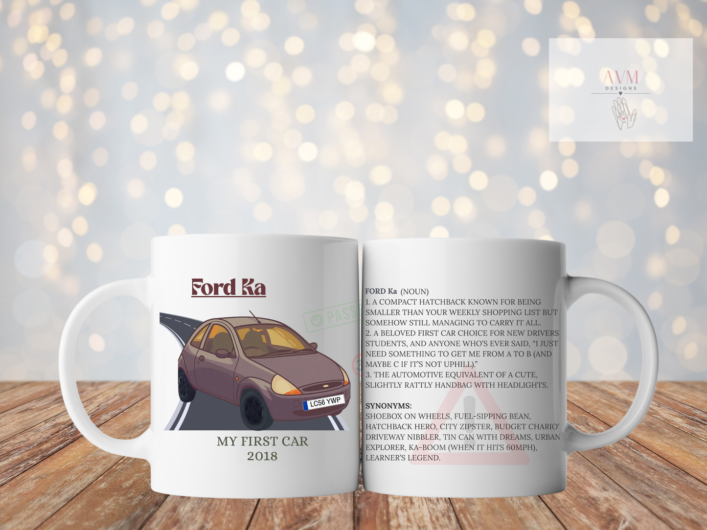 Personalised my first car mug